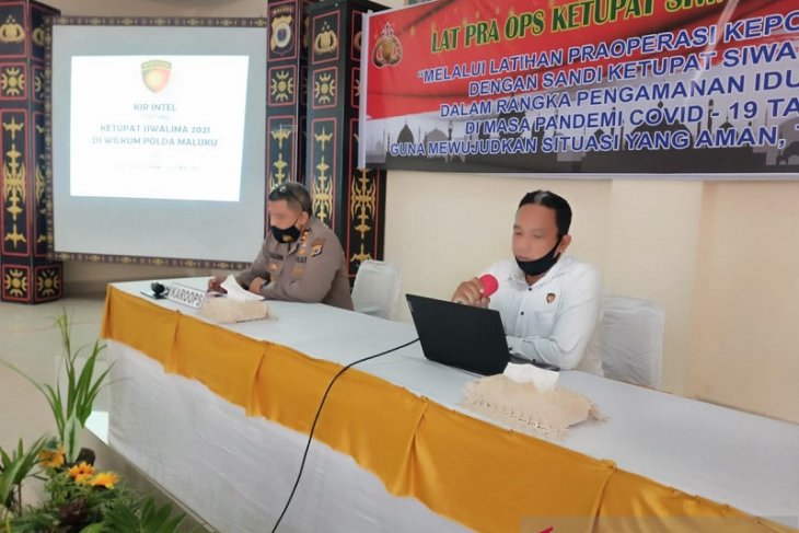Polda Maluku laksanakan pra operasi ketupat 2021amankan perayaan Idul Fitri