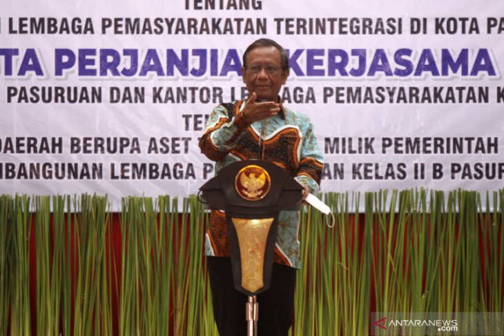 Mahfud MD membantah bahwa dirinya pernah sebut