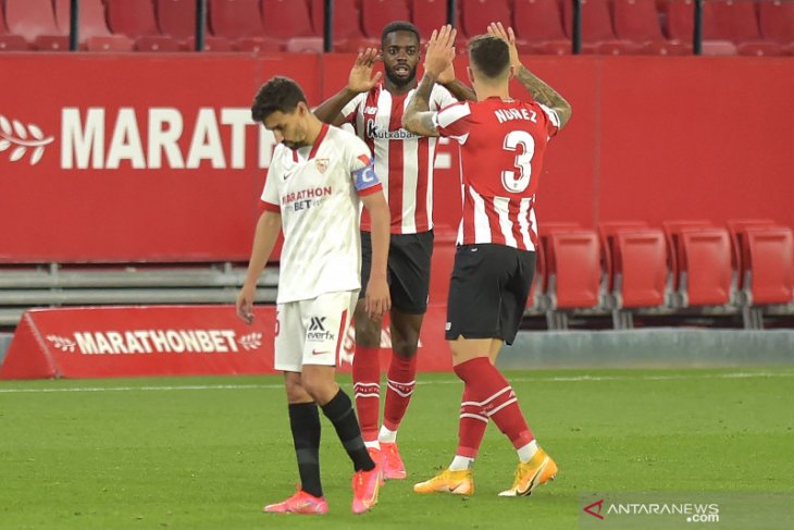 Dipermalukan Bilbao 1-0, peluang juara Sevilla meredup