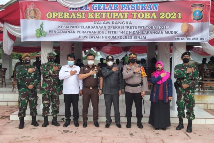 Wali Kota Binjai pimpin apel gelar pasukan Operasi Ketupat 2021