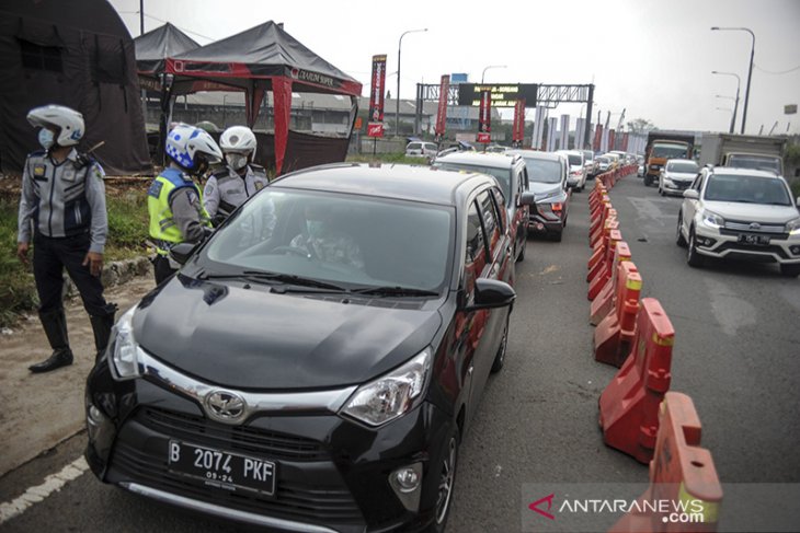 Simulasi penyekatan total larangan mudik lebaran 