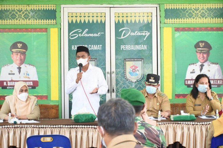 Tangkal Pandemi, Bupati Sergai roadshow di Kecamatan Pegajahan