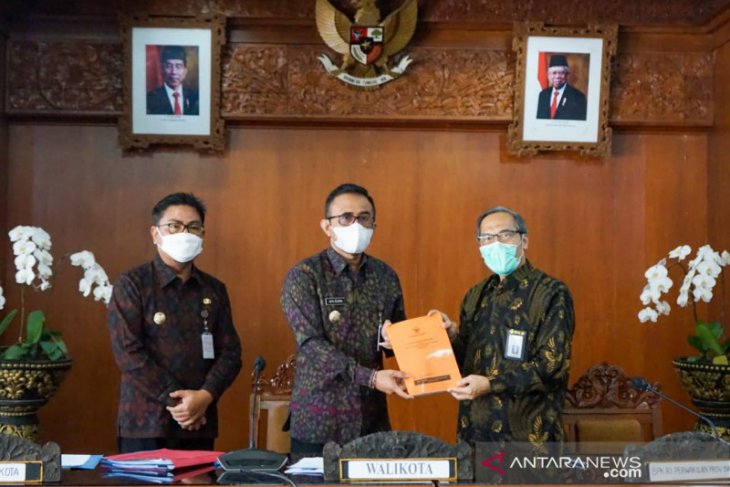 Wali Kota Denpasar bahas LKPD bersama BPK Perwakilan Bali