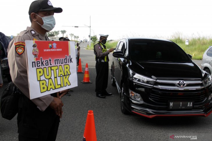 Penyekatan di Perbatasan Surabaya-Sidoarjo