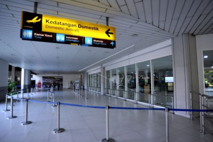 Bandara sepi saat berlakunya larangan mudik