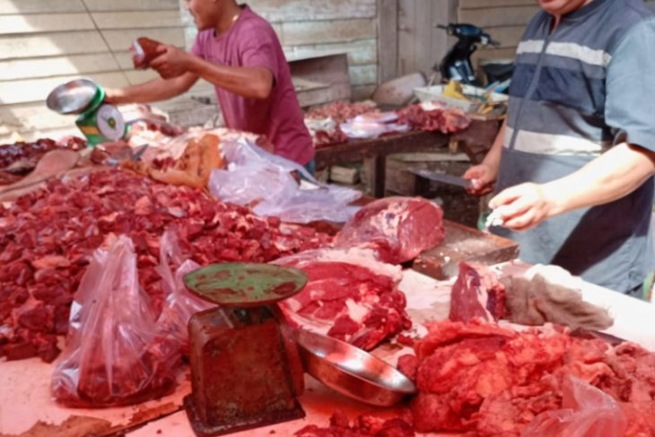 Harga daging sapi di Mukomuko masih stabil