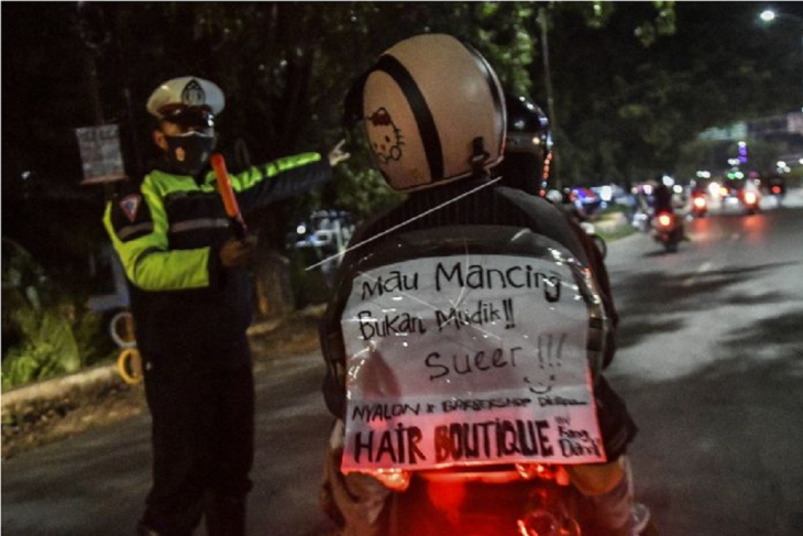 Menghindari posko penyekatan mudik