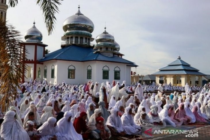 Ribuan umat Islam di Nagan Raya sudah rayakan Hari Raya Idul Fitri