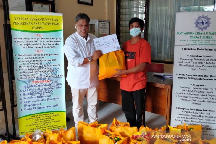 Puluhan anak yatim YAPPA terima sembako