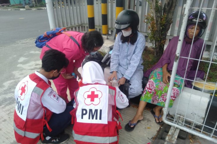 Pos Siaga Lebaran PMI Pangkalpinang bantu korban lakalantas