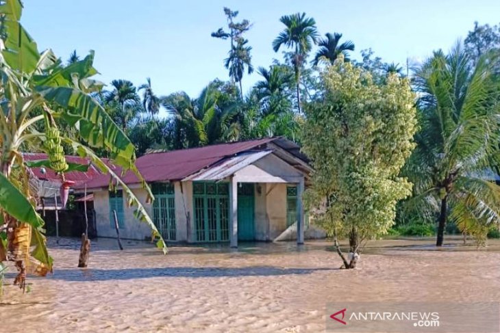 Flood swamps hundreds of houses in Aceh's Nagan Raya district