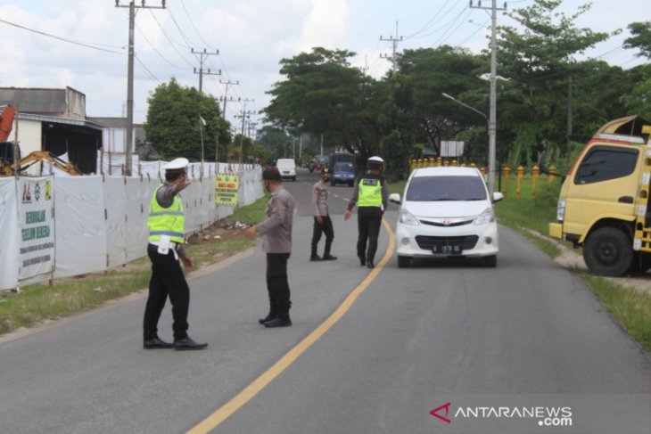 Polres Bangka Tengah menggelar operasi yustisi cegah penyebaran COVID-19