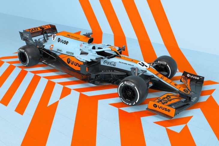 McLaren dibalut livery ikonik Gulf