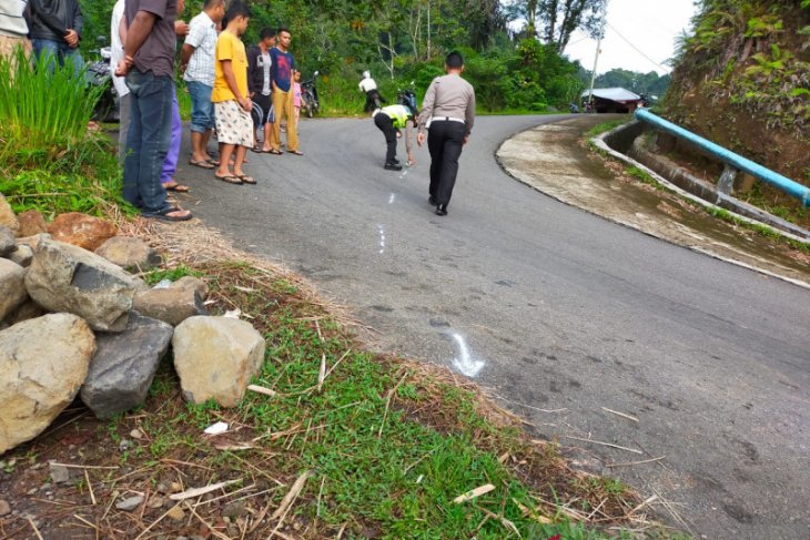 Dua tewas dalam kecelakaan bus masuk ke jurang di Pasaman
