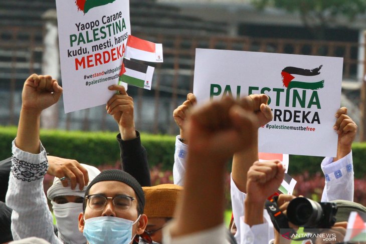 Aksi Solidaritas Palestina di Malang