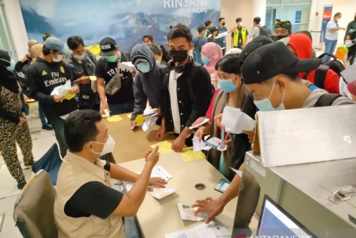 Sebanyak 13.541 pekerja migran Indonesia asal NTB kembali ke kampung halaman