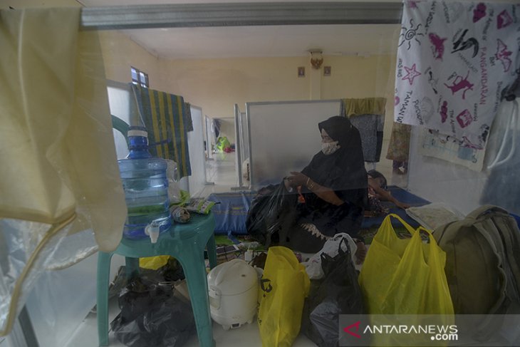 Pengungsi banjir di Bojongasih 