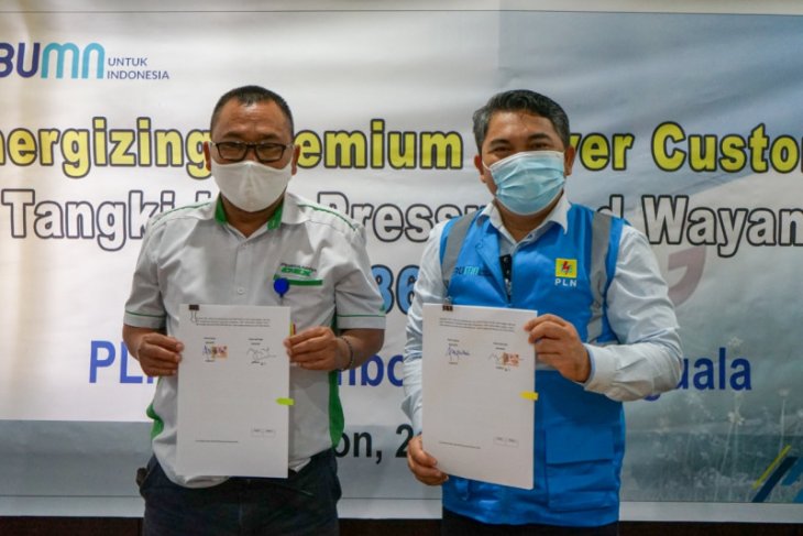 PT. Pertamina fuel terminal Wayame di Ambon jadi pelanggan premium PLN