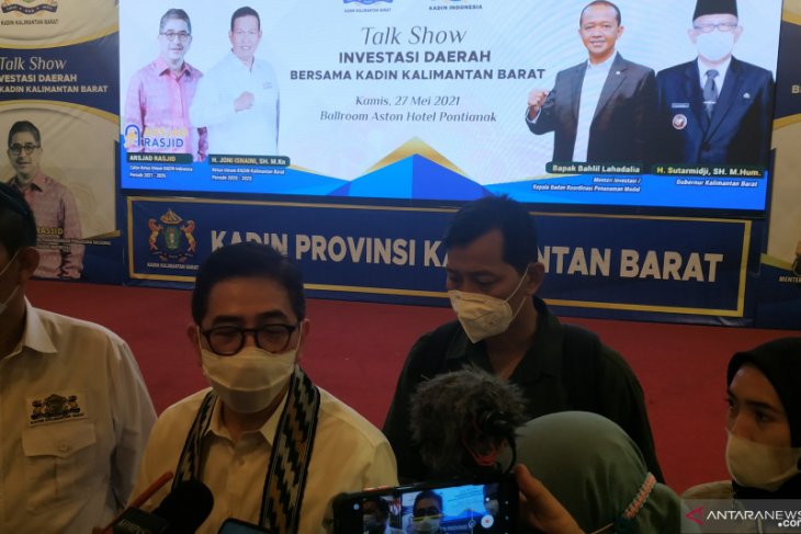 Kalbar kaya SDA sehingga berpeluang besar untuk masuknya investasi