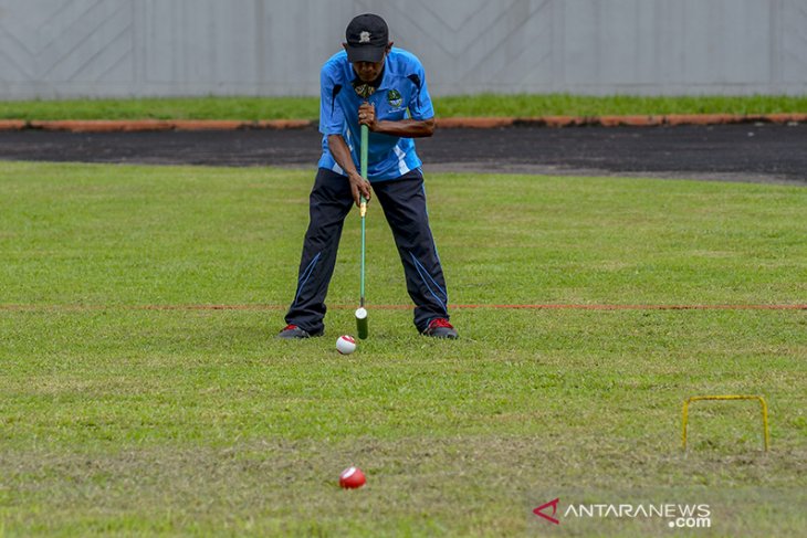 Latihan bersama Gateball 