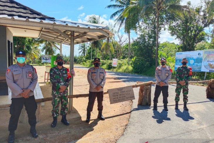 Polres Bangka terjunkan puluhan personel polisi di tempat wisata