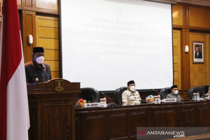 Kebutuhan mendesak, Bupati Serang usulkan empat macam Raperda