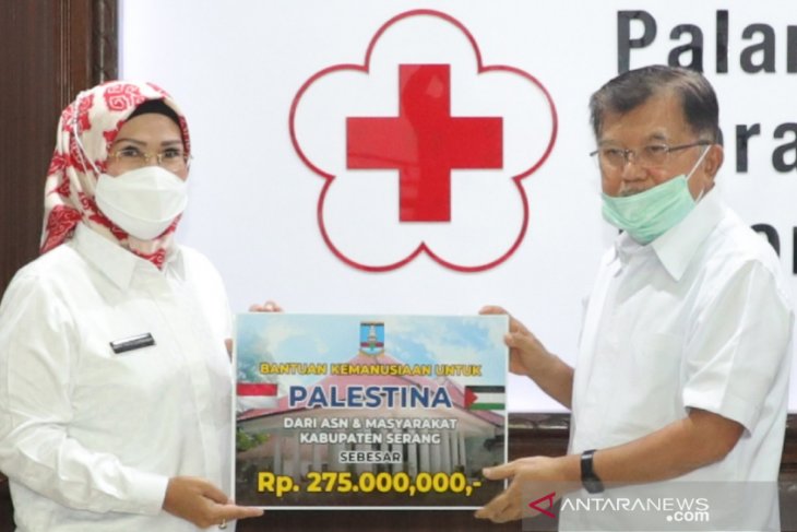 Donasi ASN Pemkab Serang untuk Palestina diserahkan via PMI