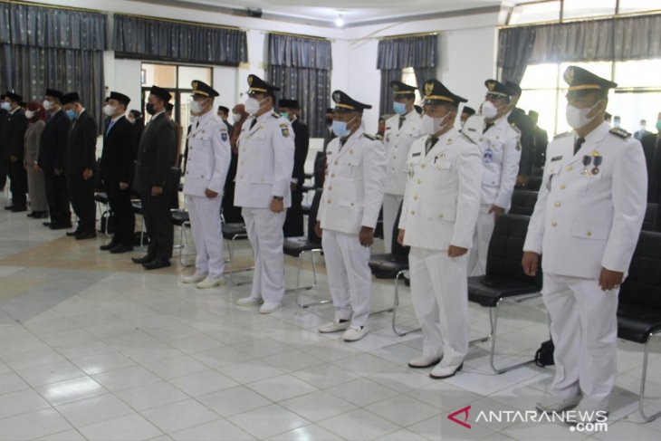 Lantik 54 pejabat, Bupati nyatakan telah mendapat persetujuan Kemendagri