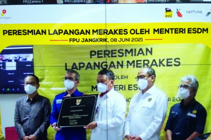 Minister Tasrif inaugurates Merakes gas project in East Kalimantan