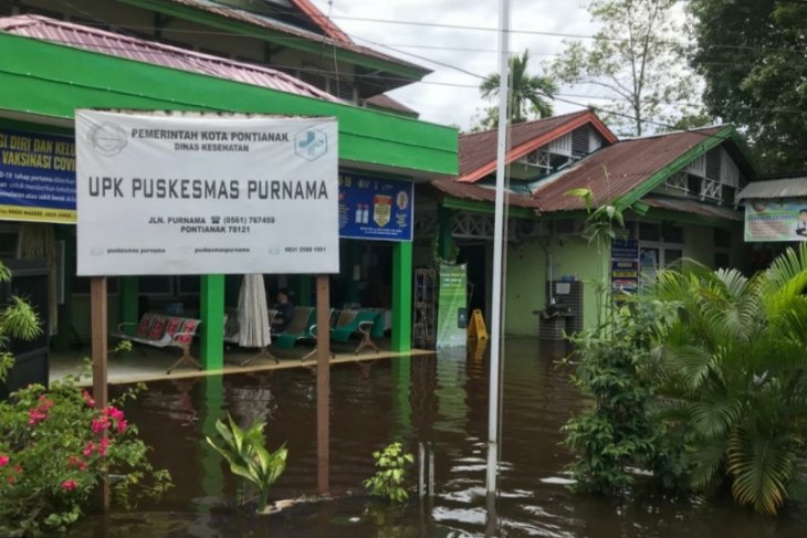Dinkes Pontianak: Puskesmas Purnama tidak dapat layani pasien akibat banjir