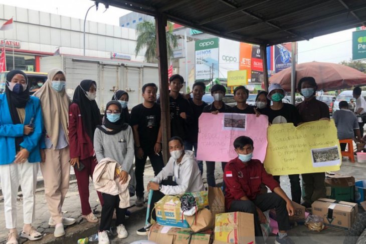 Mahasiswa Jambi galang dana bantu korban kebakaran
