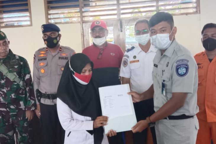 PT. Jasa Raharja Malut santuni korban kapal terbakar di Kepsul diapresiasi