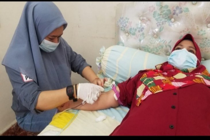 Donor darah kerjasama PMI Tebing Tinggi dan RS PTPN VI Pabatu