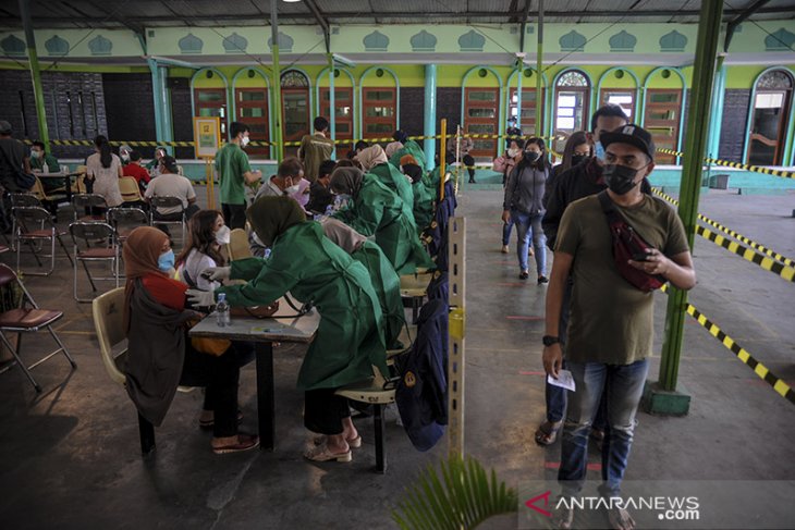 Jumlah penerima vaksin nasional 