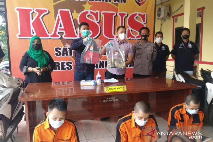 Polres Serang Kota tangkap tiga pelaku curanmor, satu diantaranya bawa senpi