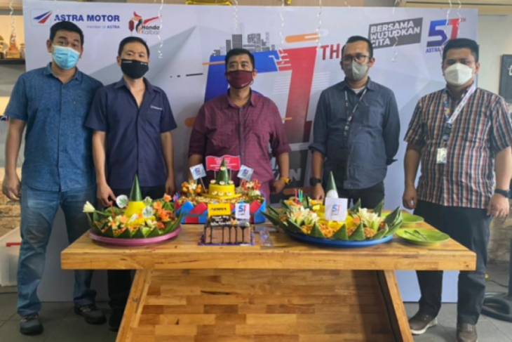 Astra Motor Kalimantan Barat memeriahkan HUT Astra Motor