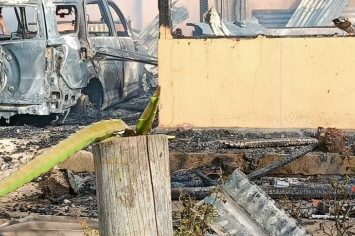 Polres Mukomuko: Empat rumah terbakar akibat arus pendek listrik