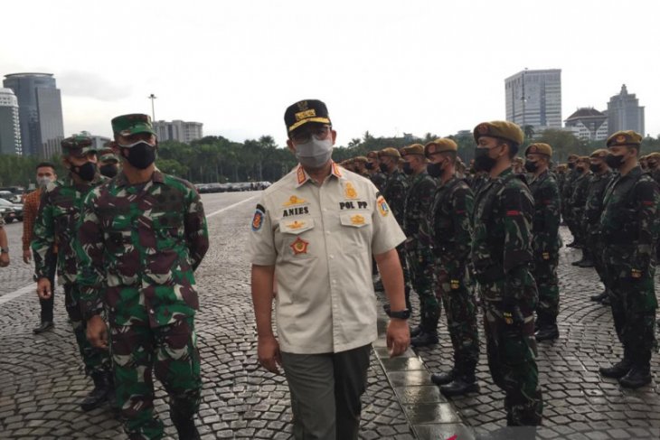 Ratusan personel gabungan hadiri apel di Monas, ini tujuannya