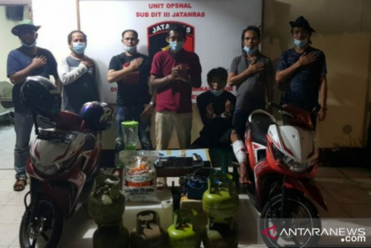 Tim Jatanras Polda Babel amankan dua pelaku curanmor di lokasi berbeda