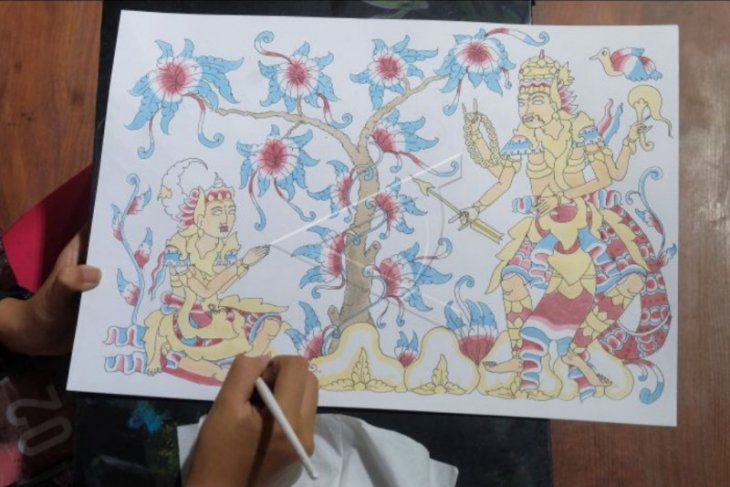 Lomba lukis wayang klasik