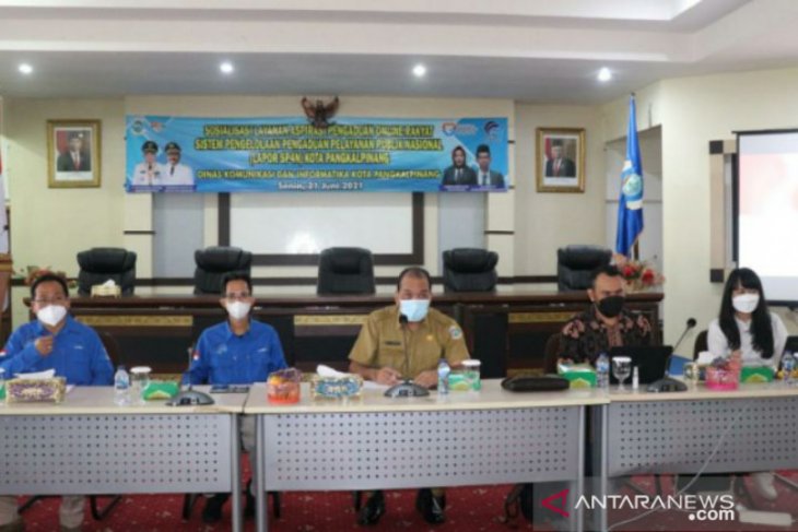 Diskominfo Pangkalpinang sosialisasikan LAPOR SP4N bersama Kementerian PAN-RB
