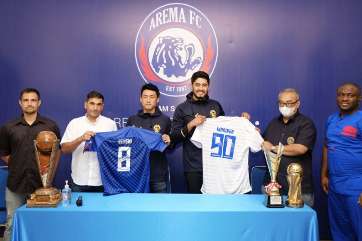 Arema FC resmi perkenalkan Renshi Yamaguchi dan Adilson Maringa