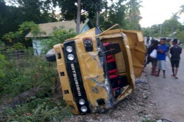 Polisi amankan pengemudi truk dalam lakalantas tewaskan tiga orang