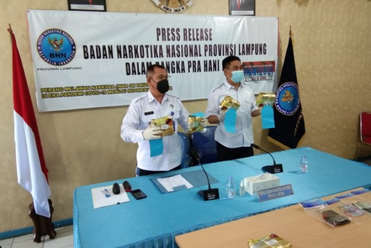 BNN Lampung gagalkan peredaran sabu seberat 5,277 kg