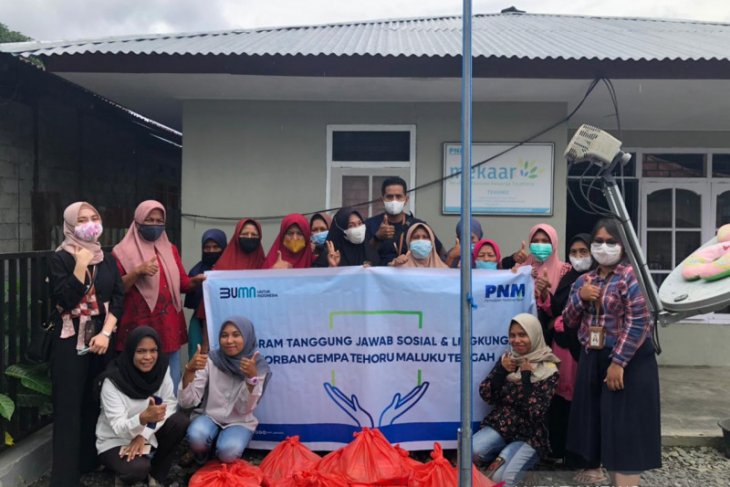 PT PNM Cabang Ambon salurkan bantuan tanggap bencana gempa di Malteng tepat sasaran