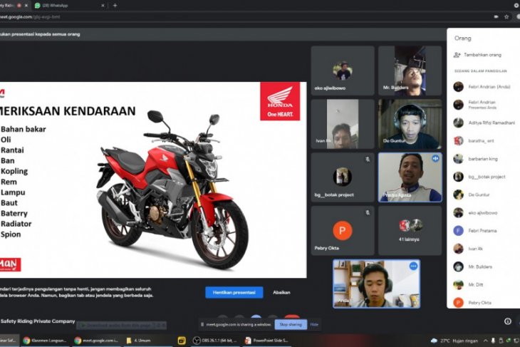 Bersama perusahaan Astra Motor Kalbar menyuarakan #Cari_Aman