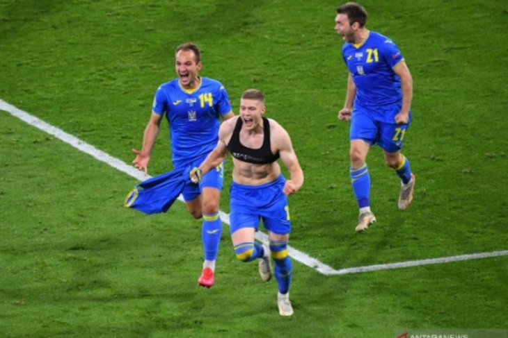 Ukraina melaju ke perempat final setelah tundukkan Swedia