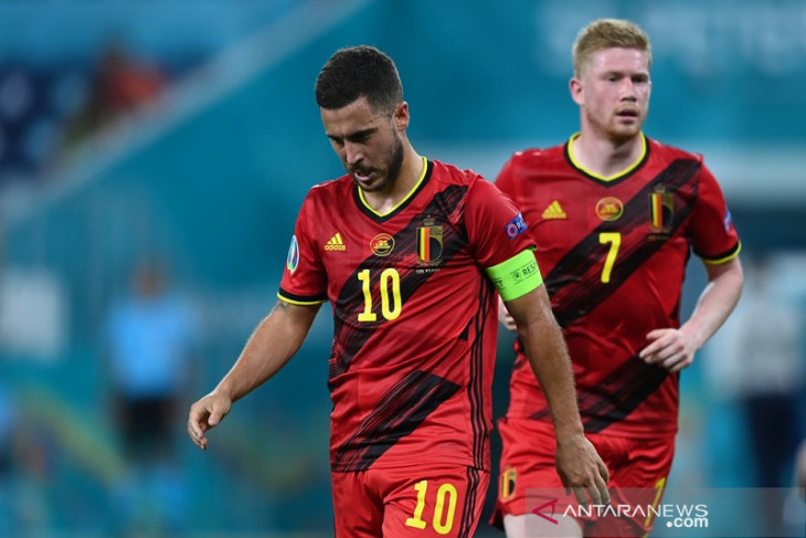 Euro 2020, Hazard dan De Bruyne diragukan tampil lawan Italia