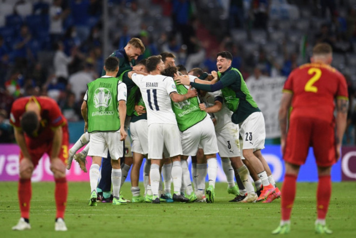 Euro 2020, Italia melaju ke semifinal