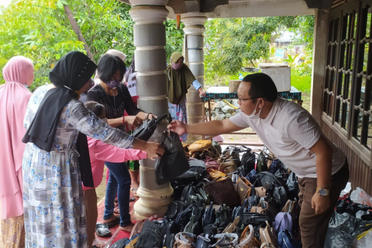 Diskopdag Tala gelar pasar murah UMKM di Desa Tanjung